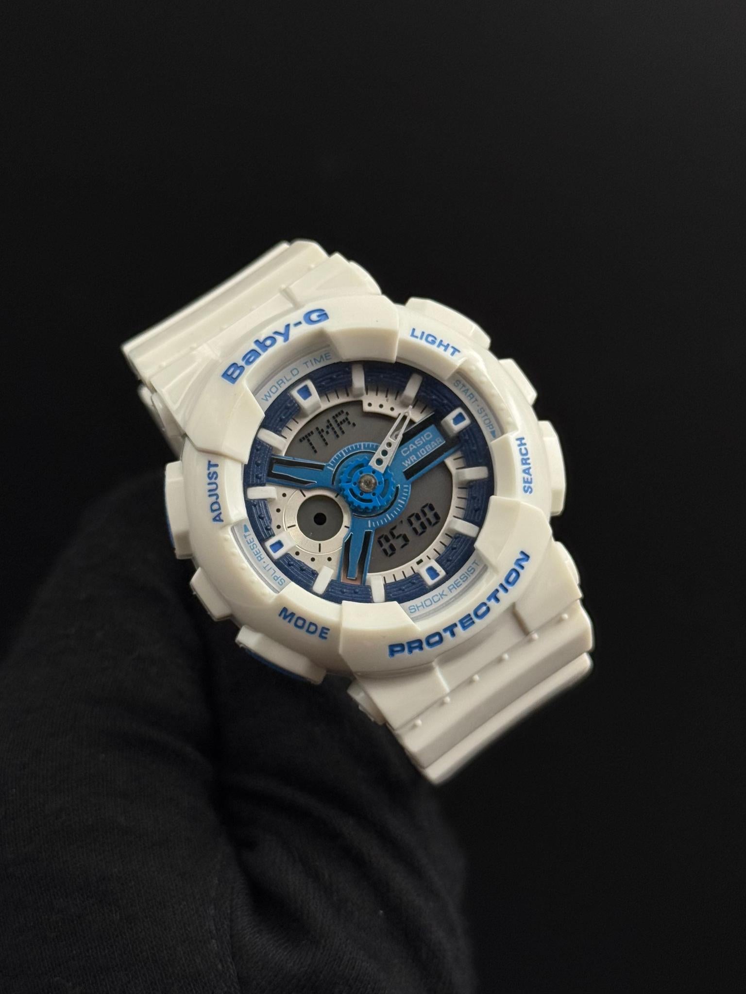Bby-g BG110 Blanco Tablero Azul