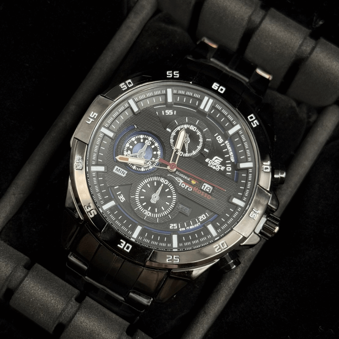 Cso Edifice Negro Tablero Negro