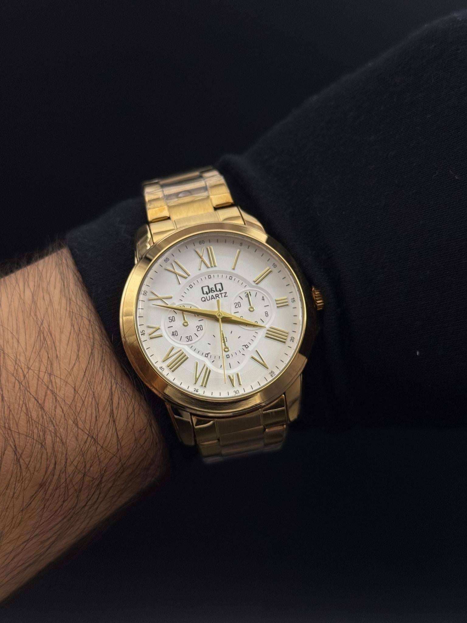 QYQ Roman Dorado Tablero Blanco