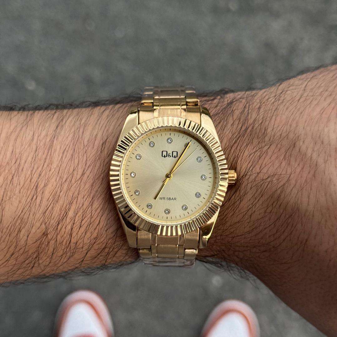 Qyq hombre 2025 New Dorado Tablero Dorado