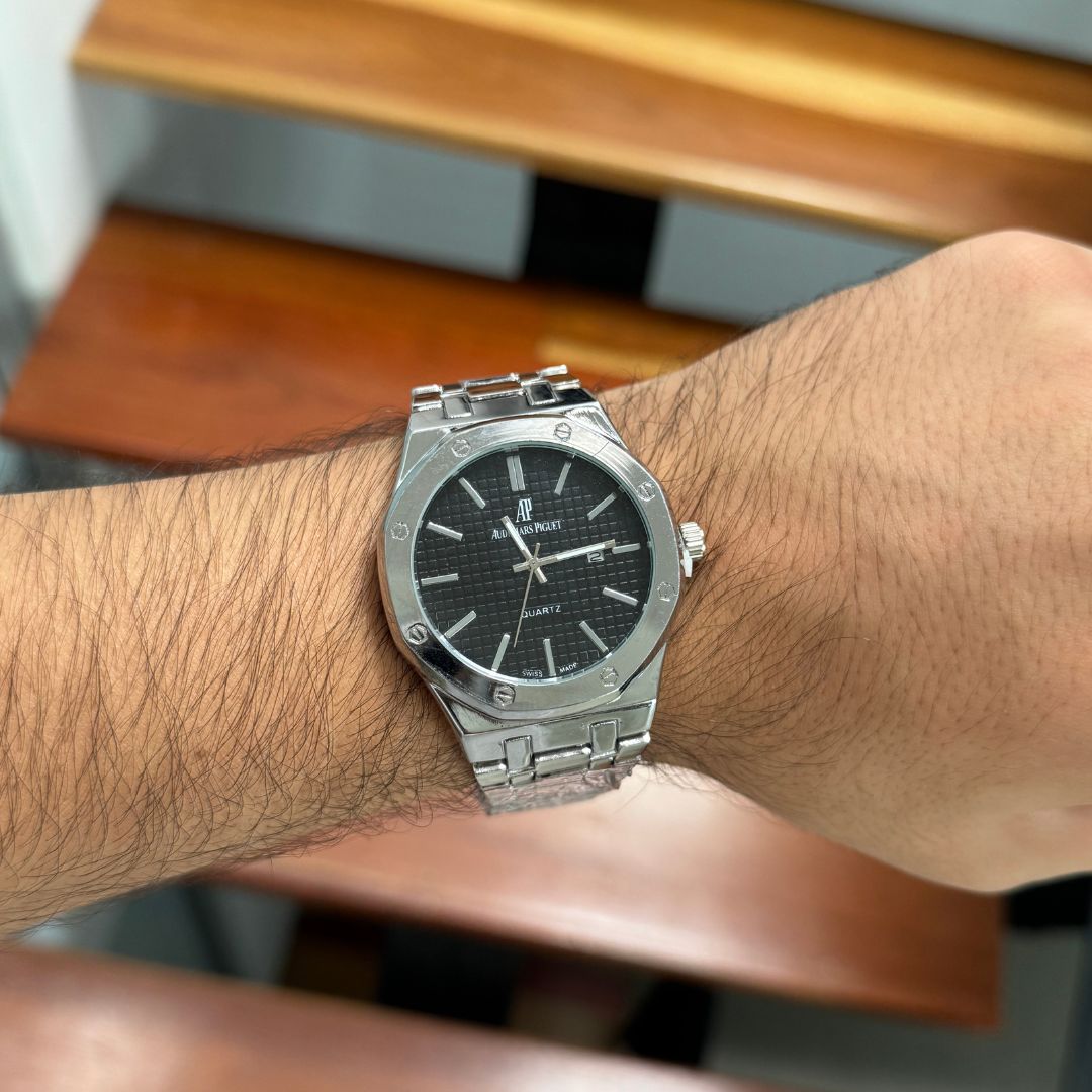 Cadran De Montre Audemars Piguet Globe Noir - Occasion En Bon état, Pour Collectionneurs Ou Réparation