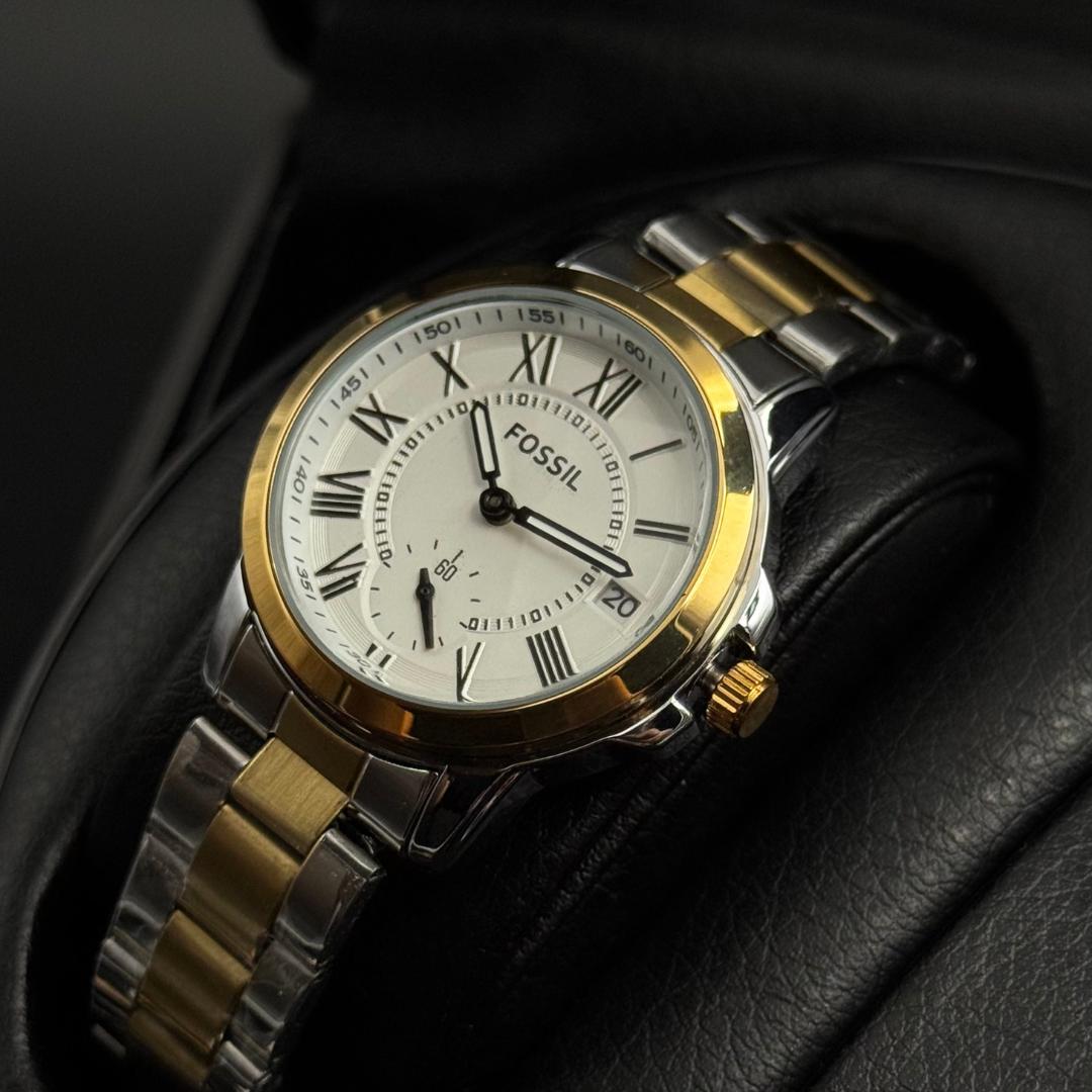 Fssl Roman Mujer Bicolor Tablero Blanco Dorado