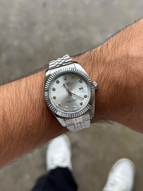 Rlx Diamond Plateado Tablero Plateado