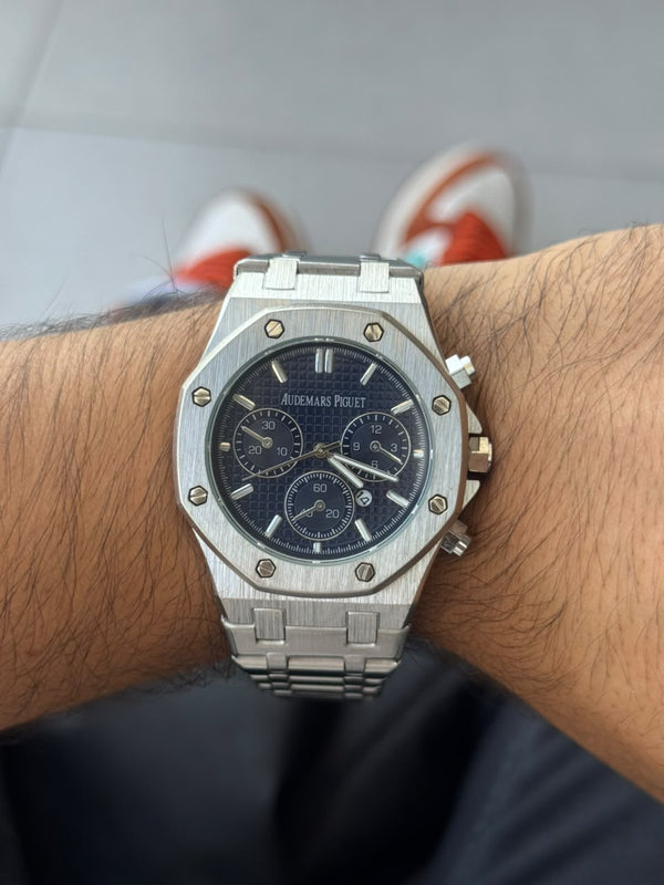 Admrs 2026 Crono Plateado Tablero Azul