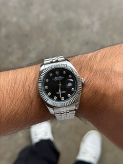 Rlx Diamond Plateado Tablero Negro