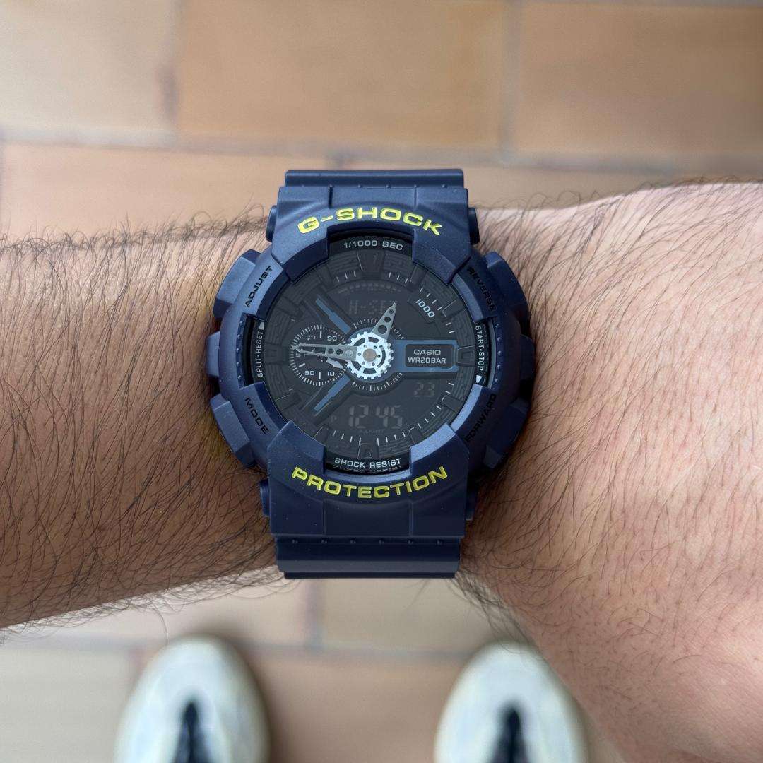 G-Shck GA-110 Azul Tablero Negro