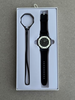 AP FOR SWATCH NEGRO BISEL BLANCO