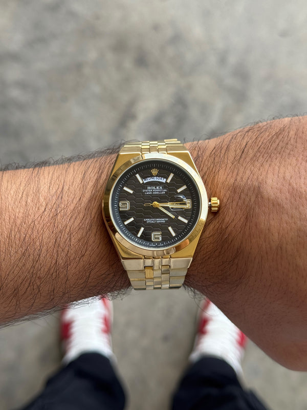 Rlx Lx Liso Dorado Tablero Negro