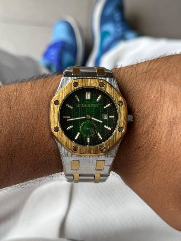 Admrs Royale Metalico Bicolor Dorado Tablero Verde