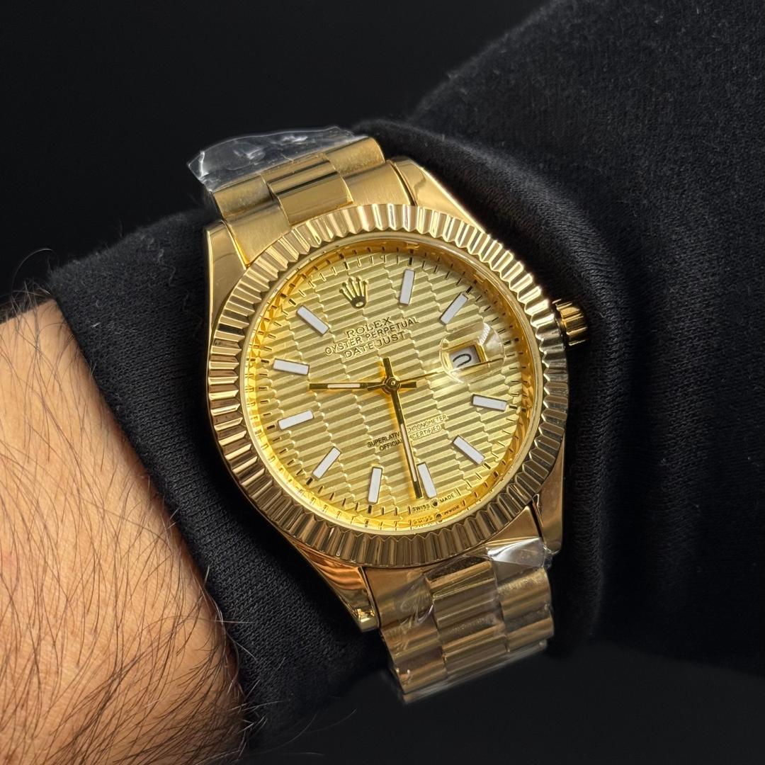 Rlx Day Date 40 Dorado Tablero Dorado