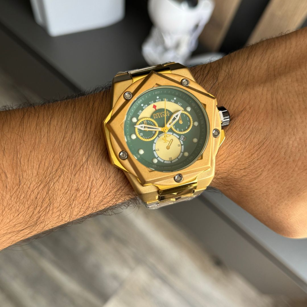 Invct Estrella Dorado Tablero verde