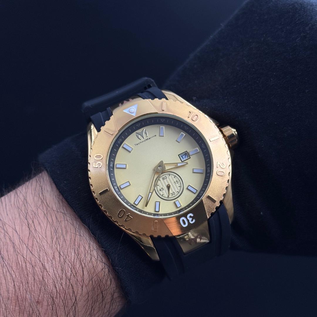Tchmrn 2025 Negro Tablero Dorado - Dorado