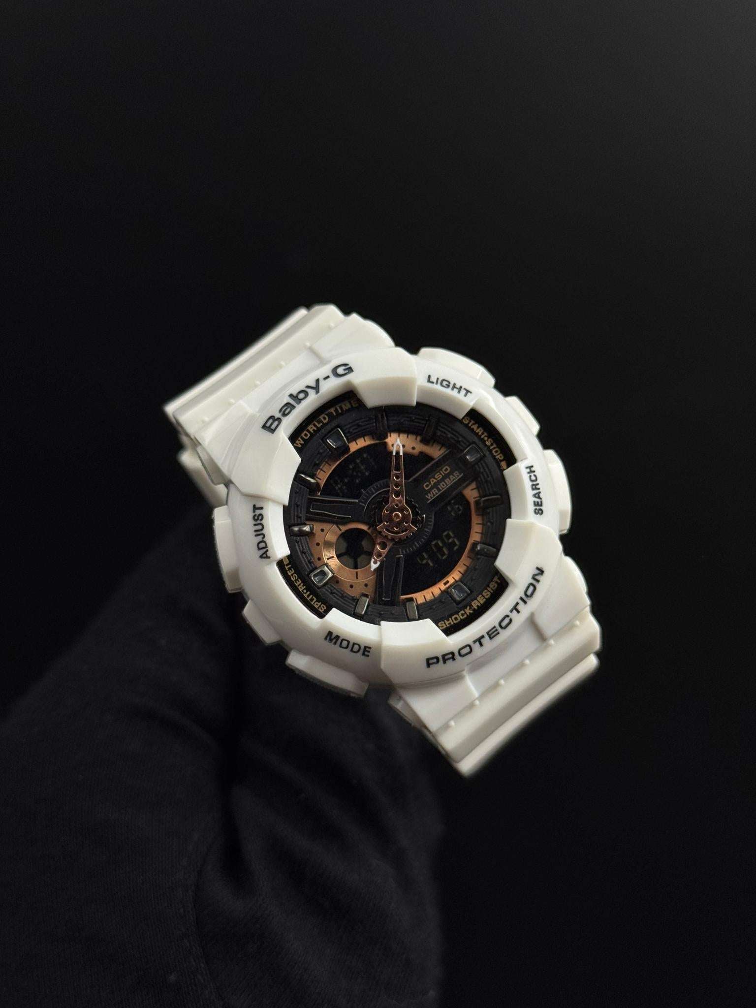 Bby-g BG110 Blanco Tablero Café