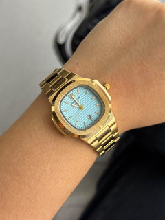 Ptk Mujer Dorado Tablero Tifany