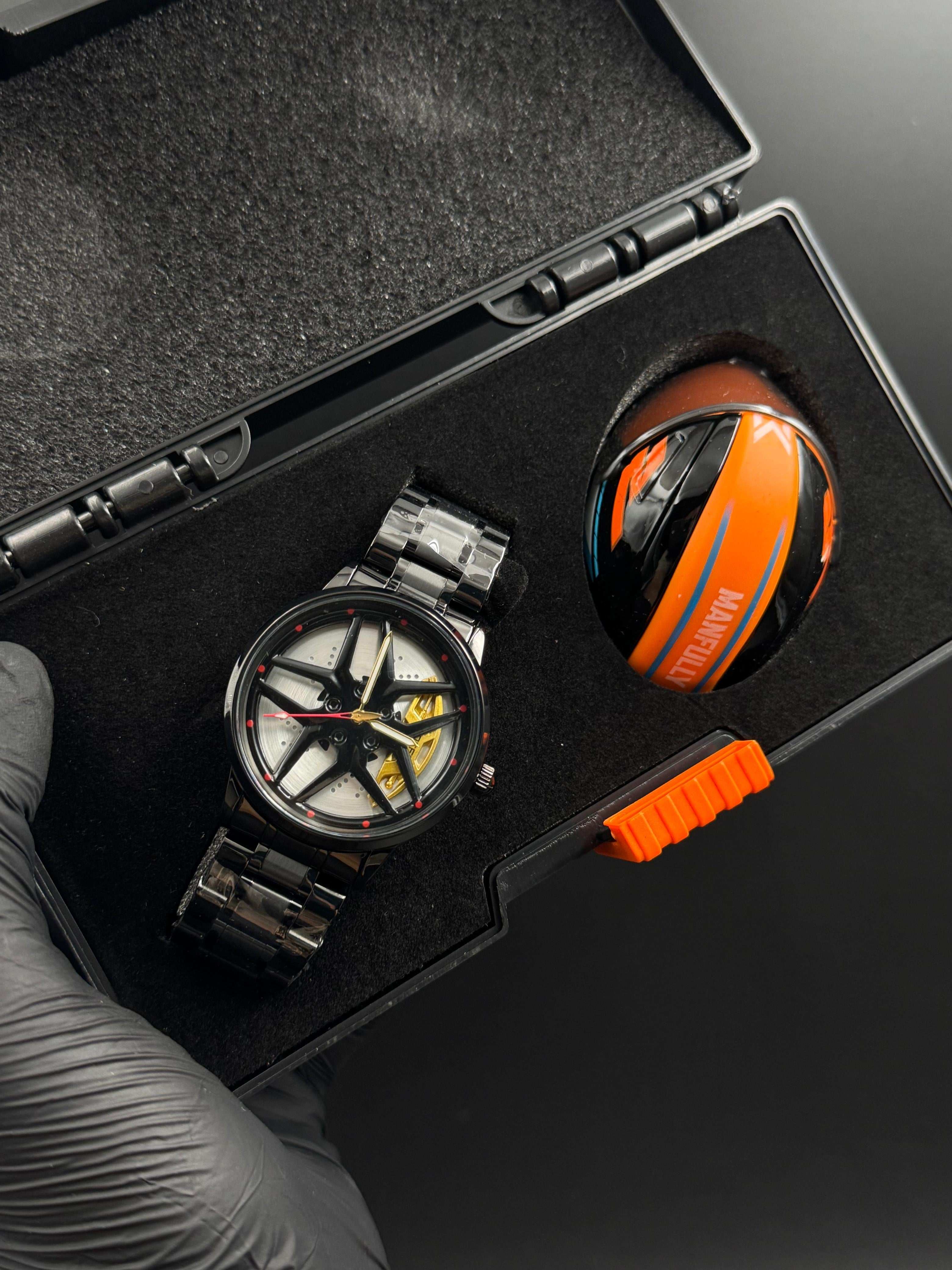 G-fx Rin Negro Tablero Gris/Blanco Amarillo