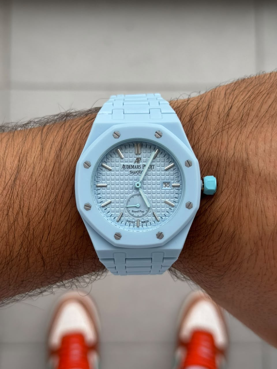 AP FOR SWATCH AZUL AGUAMARINA