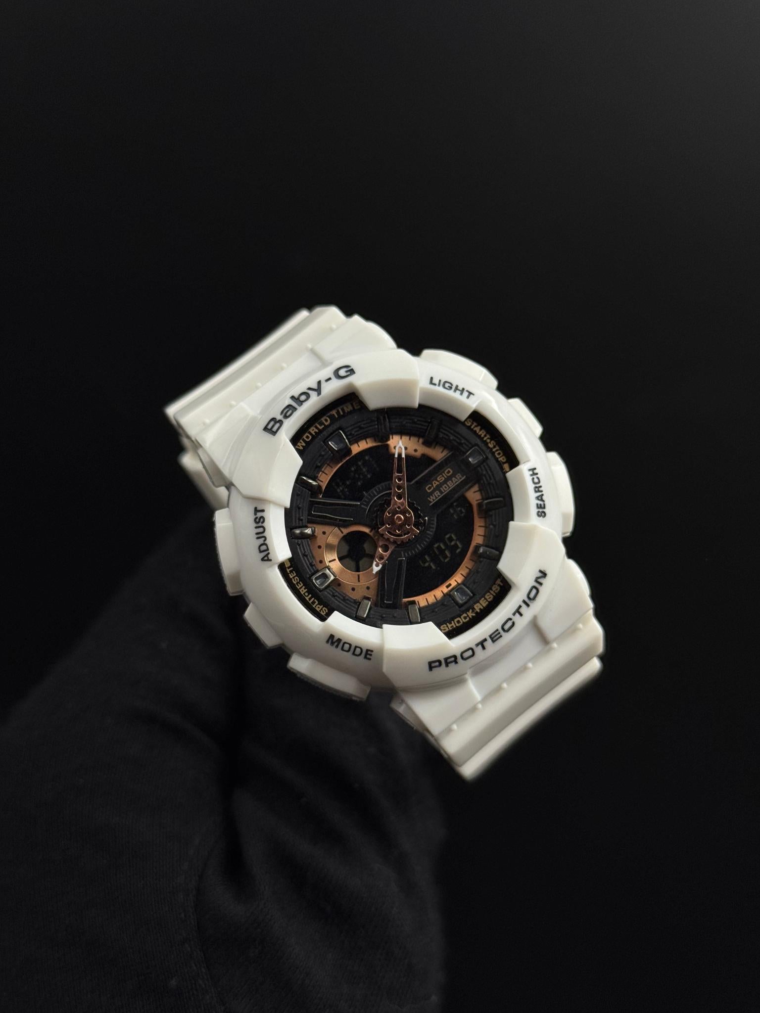 Bby-g BG110 Blanco Tablero Café