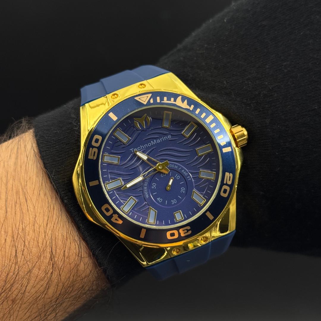 Tchrmnr 050 Goma Azul Tablero Azul Dorado