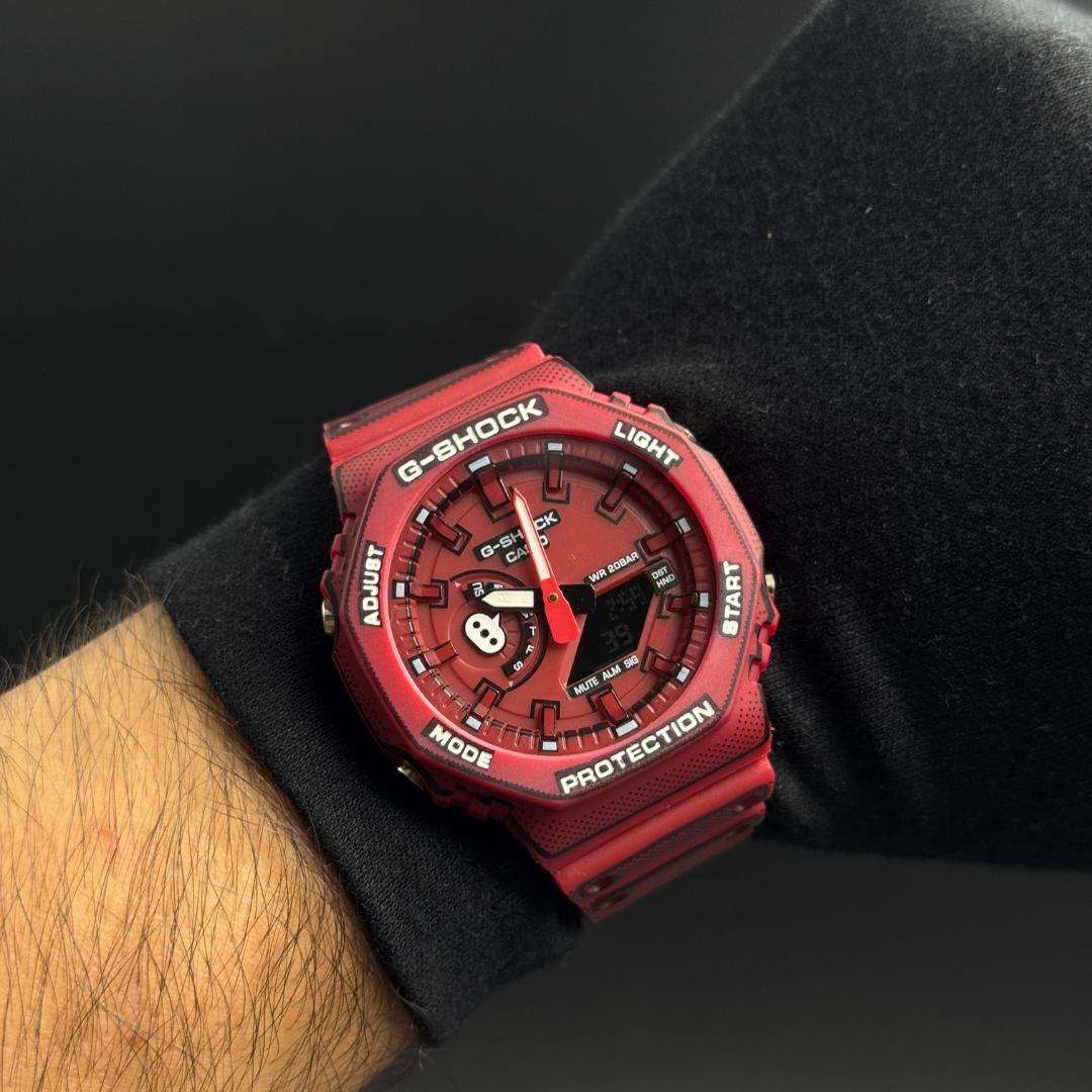 G-Shck Manga Rojo Tablero Rojo
