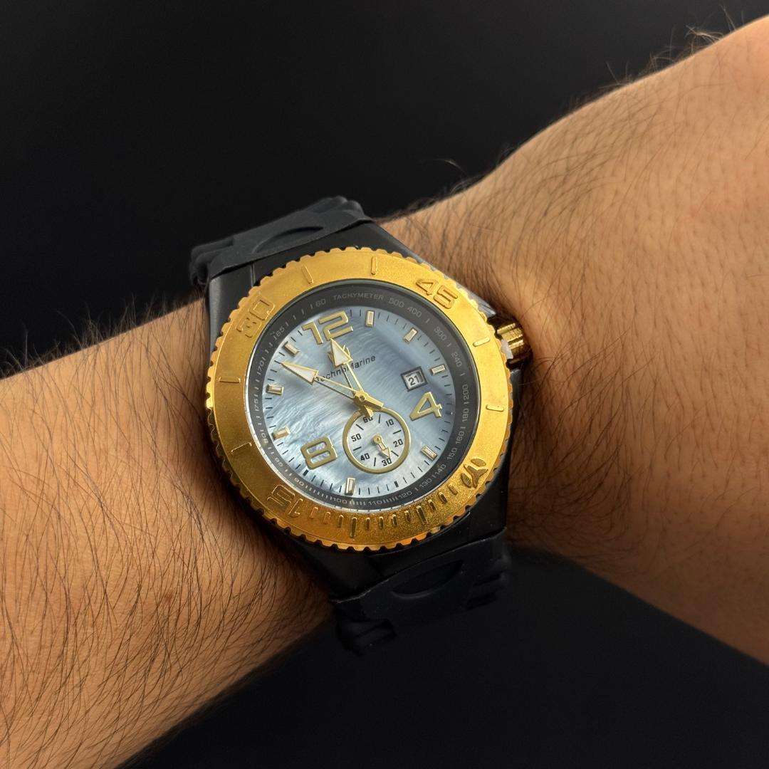 Tchmrn Jellyfish Negro Tablero Celeste - Dorado