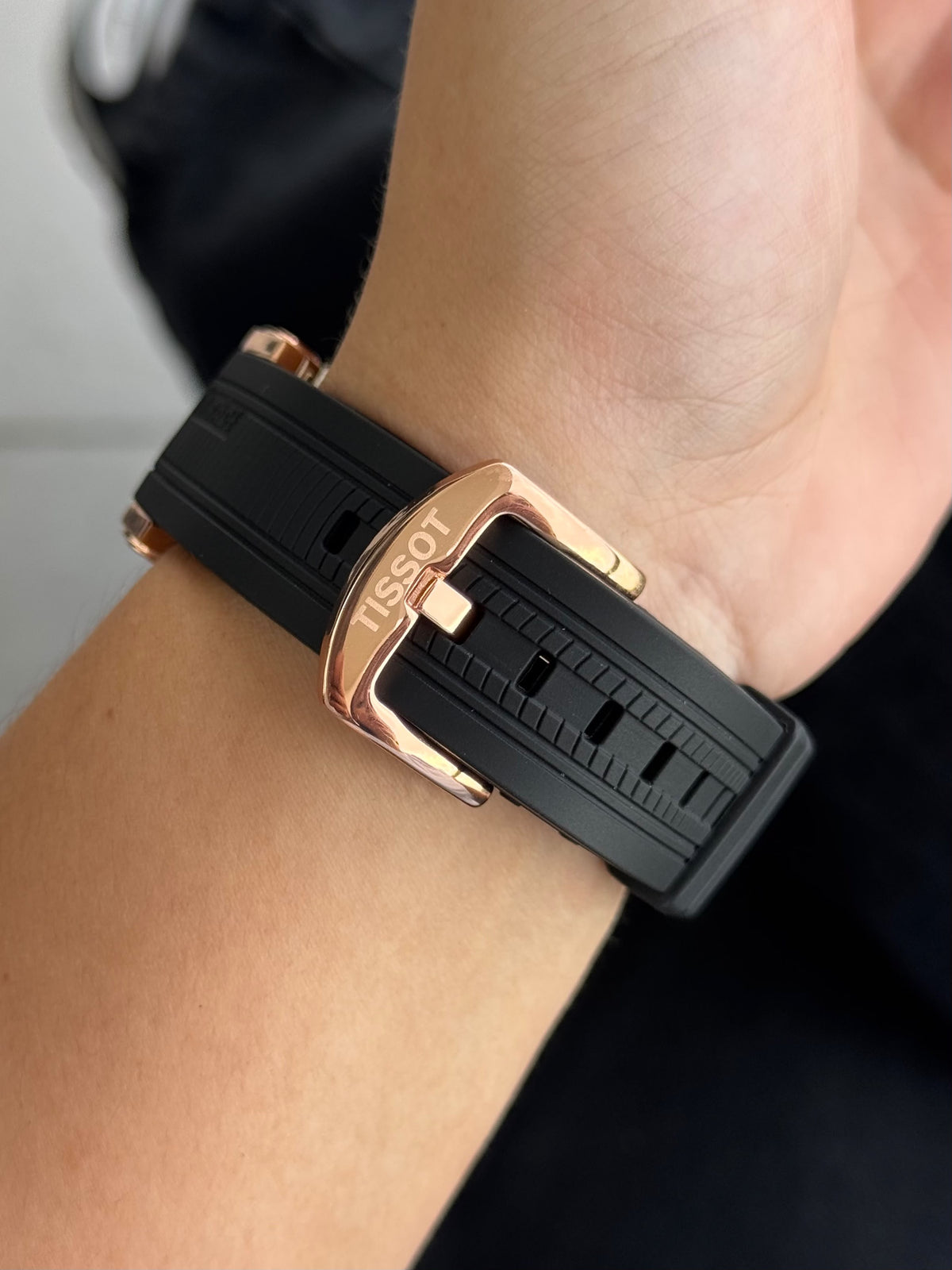 Tsst New Mujer Goma oro rosa Tablero Negro funcional