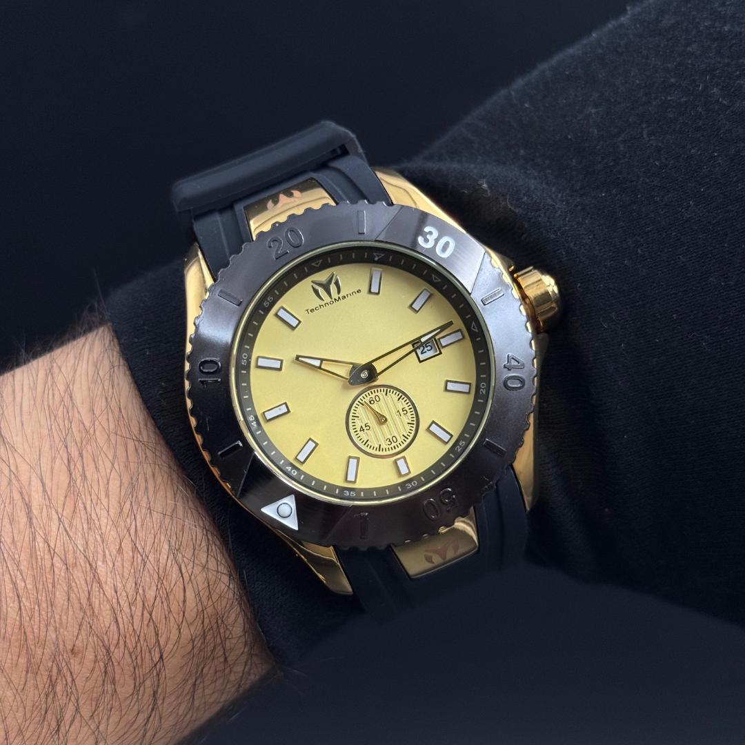 Tchmrn 2025 Negro Tablero Dorado - Negro