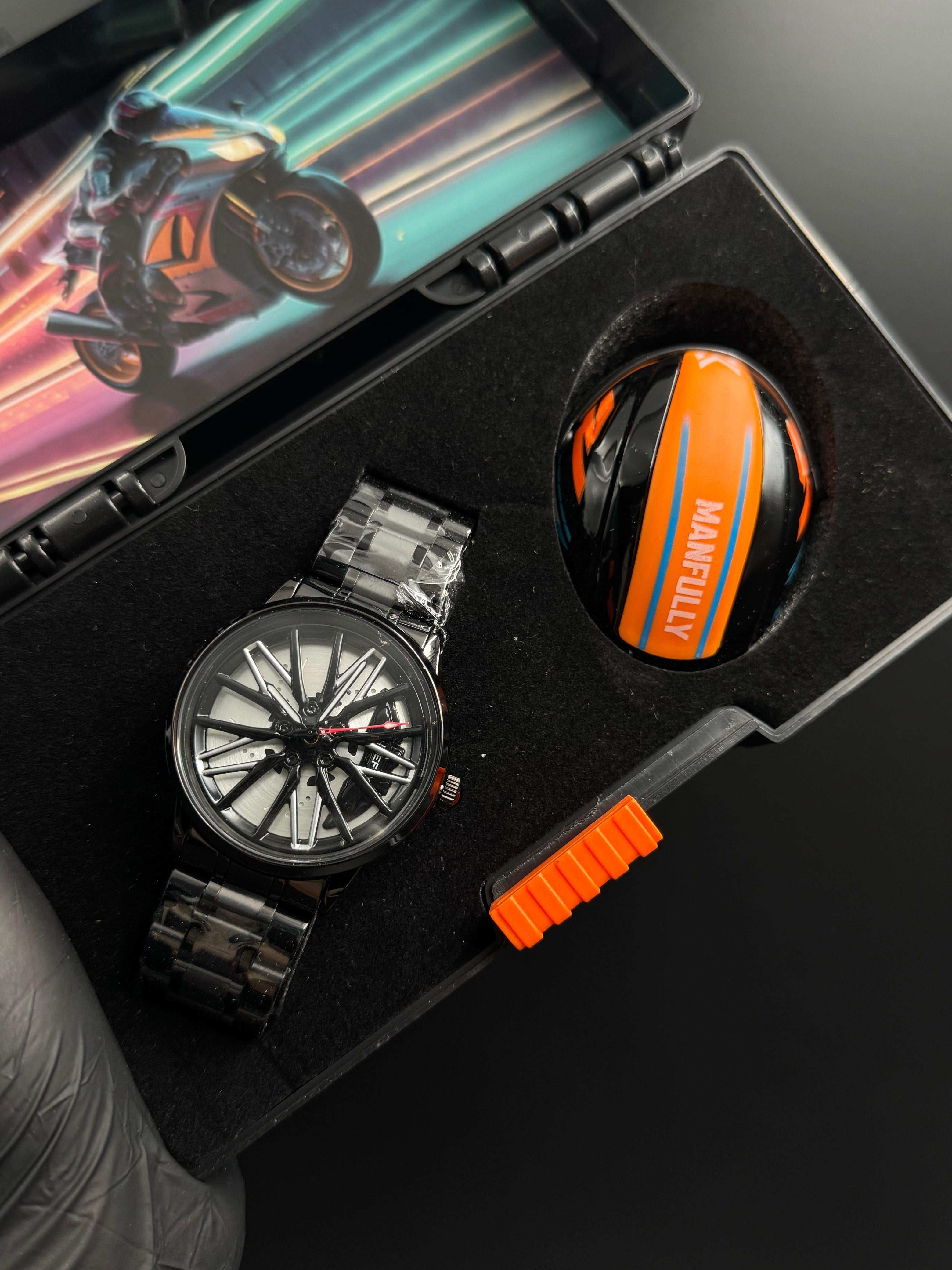 G-fx Rin Negro Gris Tablero Gris Negro