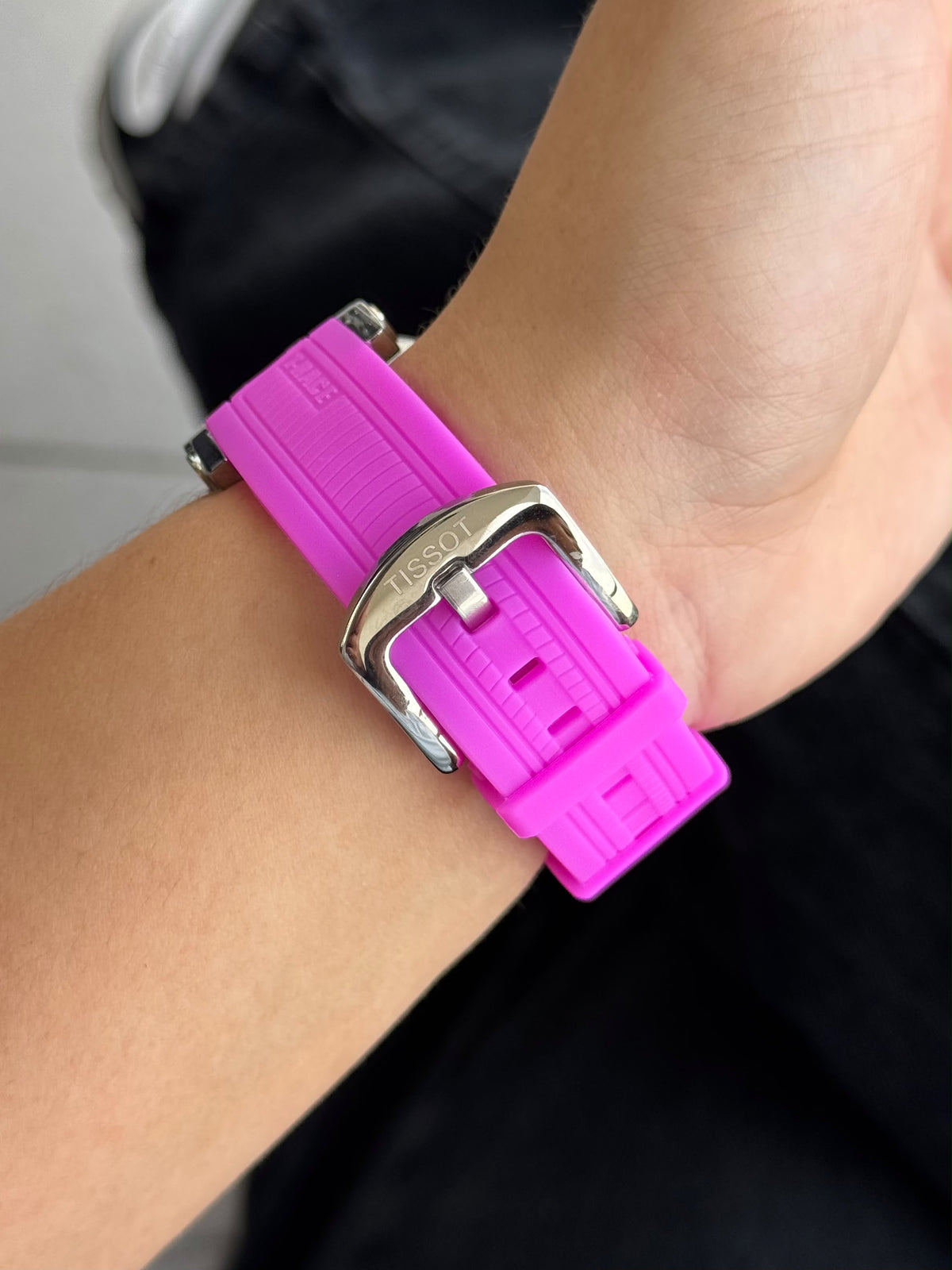 Tsst New Mujer Goma Pink  Tablero Plateado