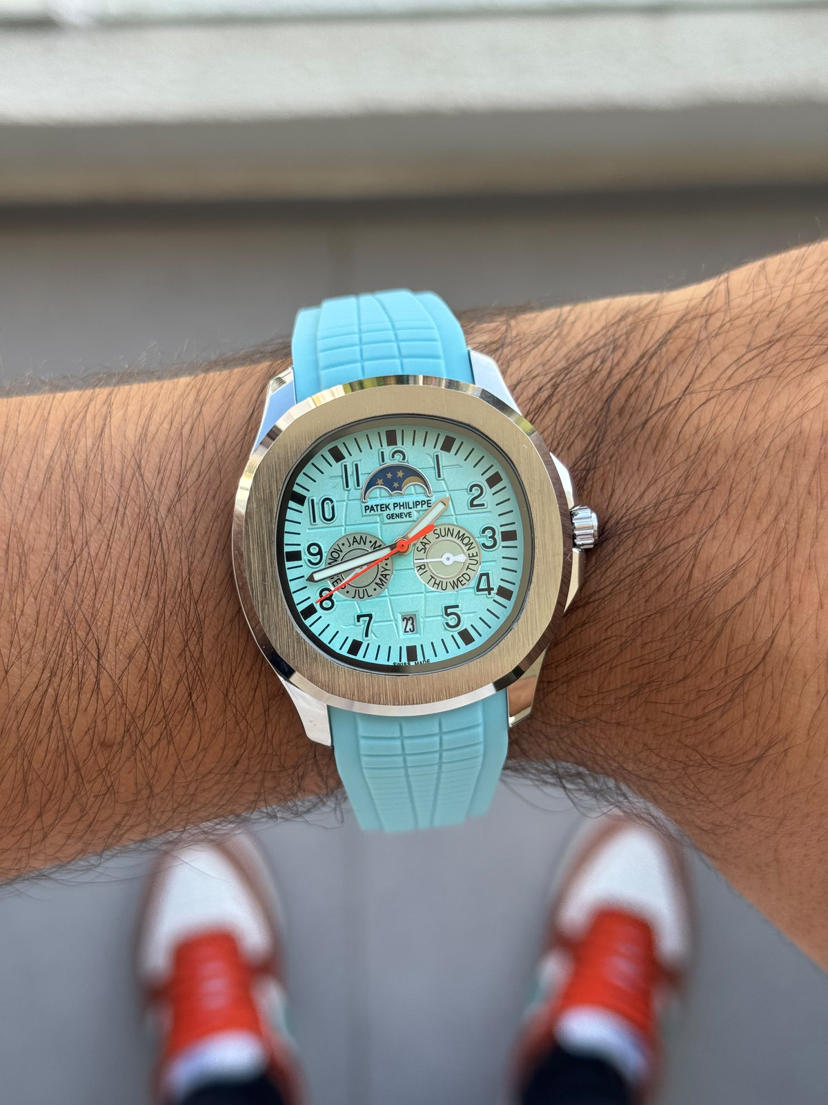 Ptk Goma Crono Azul Cielo Tablero Azul Cielo