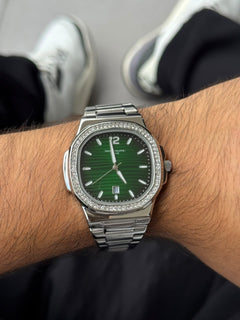 Ptk 2026 Circones Plateado Tablero Verde Esmeralda