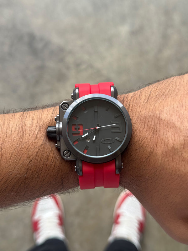 Okl 2026 Goma Roja Tablero Negro Rojo