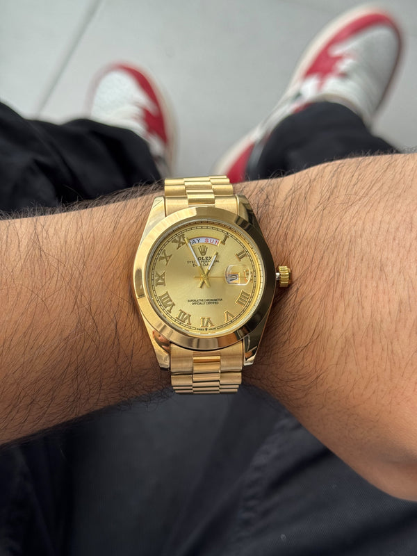 Rlx Roman Liso Dorado Tablero Dorado