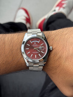 Rlx RSP liso  Plateado Tablero Rojo