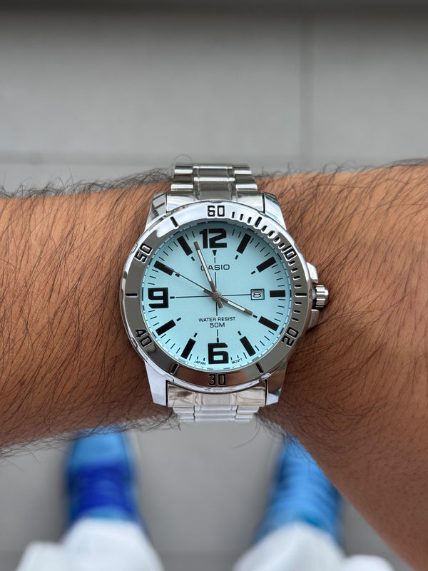 Cso M50 Plateado Tablero Azul Claro