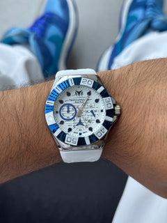 Tchmrn Cruise Black Goma Blanca Tablero Blanco Azul
