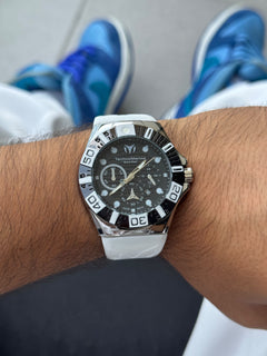 Tchmrn Cruise Black Goma Blanca Tablero Negro Blanco