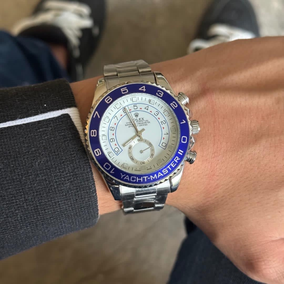 Rlx Perpetual Plateado Tablero Blanco - Azul