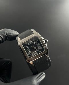 Crtr Santos New Mujer Goma Negra Tablero Negro Numero Plateado