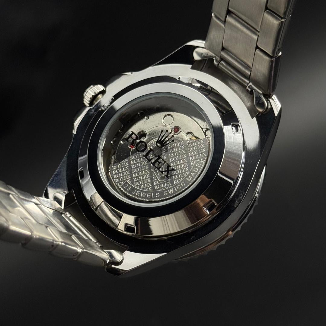 Rlx Submariner new plateado tablero negro