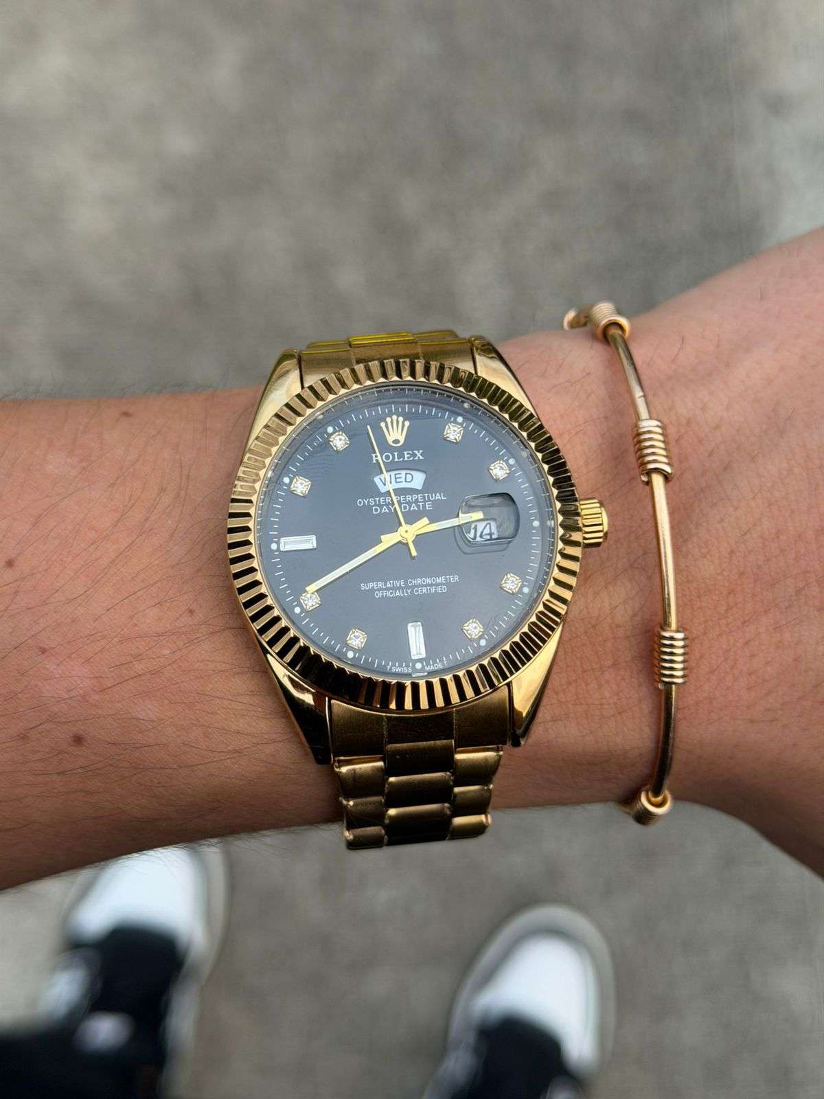 Rlx Diamond Dorado Tablero Negro