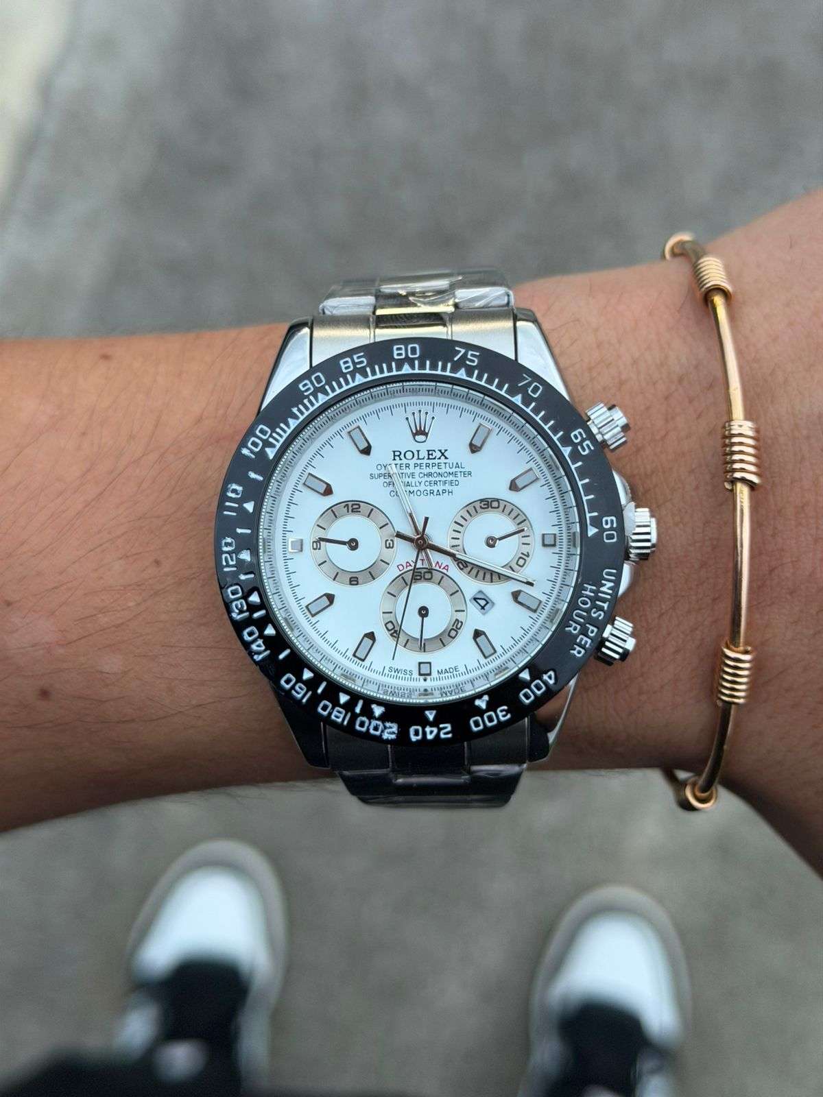 Rlx Daytn Plateado Tablero Blanco Nergro