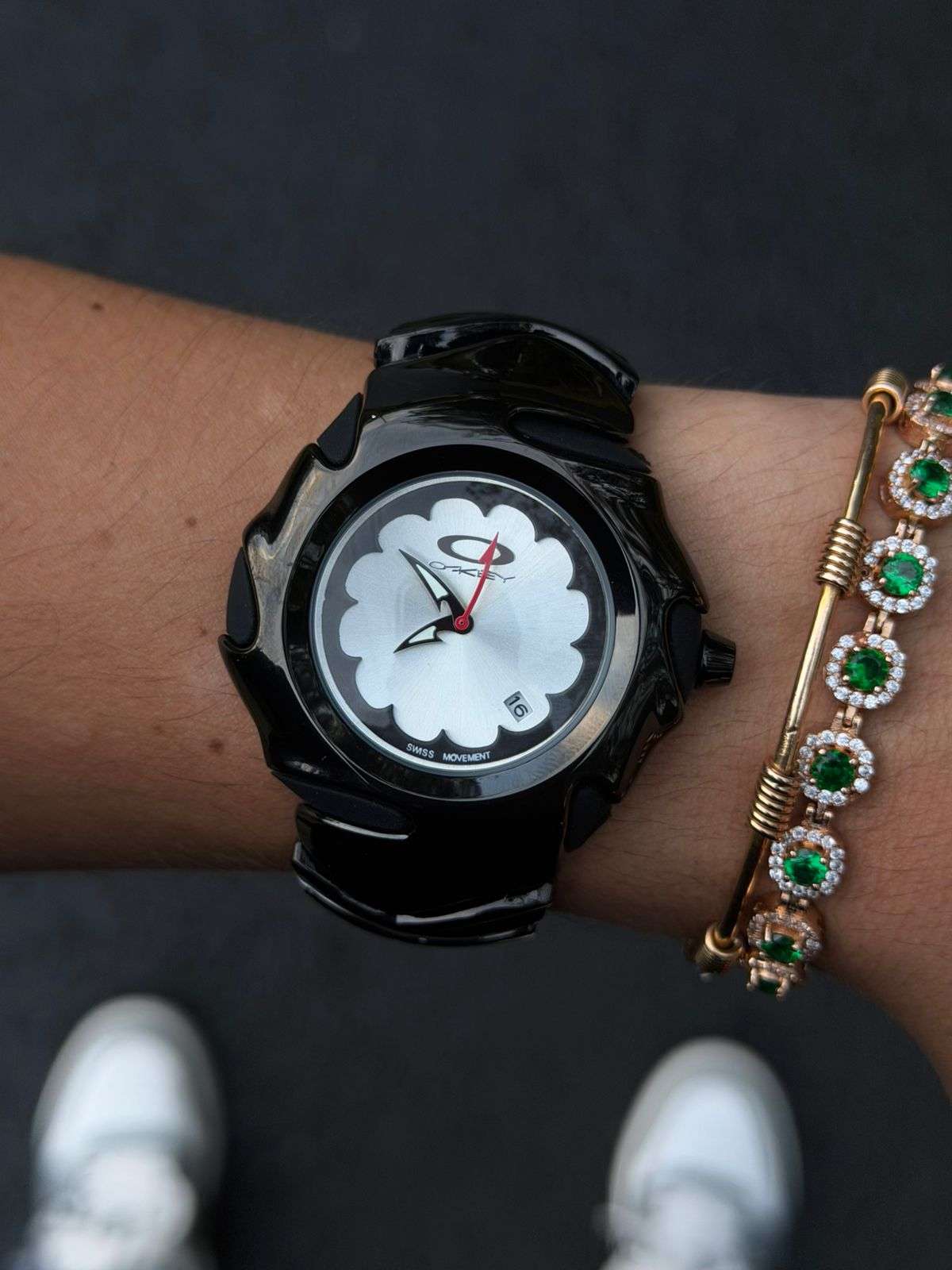 Okey Blade Negro Tablero Plateado