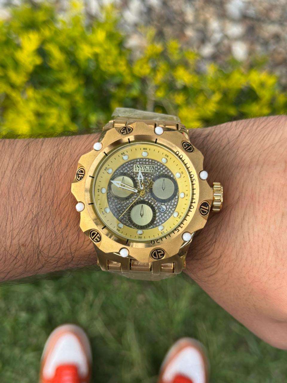 Invct Redondo Dorado Tablero Dorado