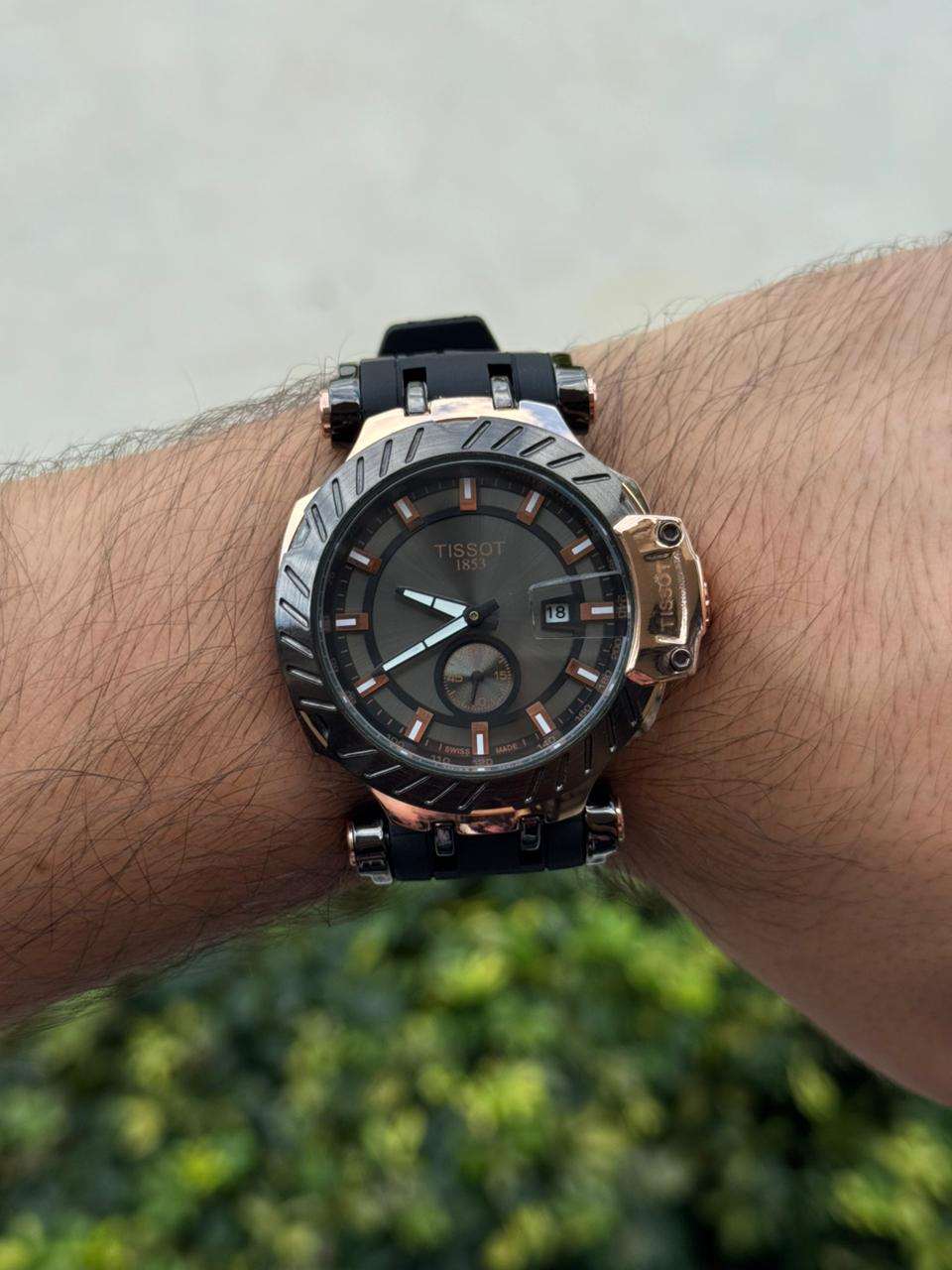 Tsst Goma Negra Tablero Negro Oro Rosa