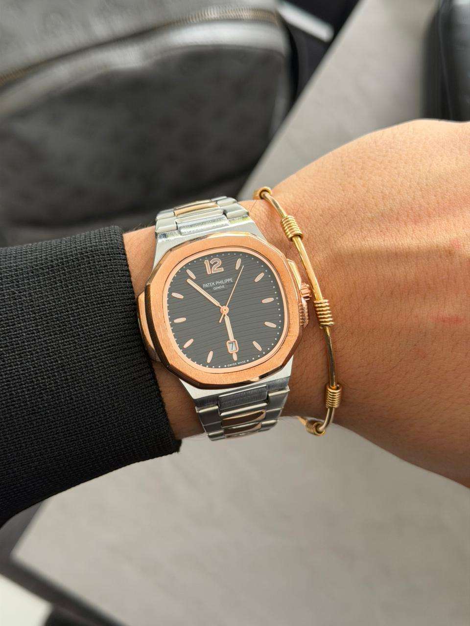 Ptk 2026 Bicolor Oro Rosa Tablero Negro