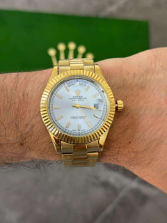 Rlx President Dorado Tablero Azul  Claro