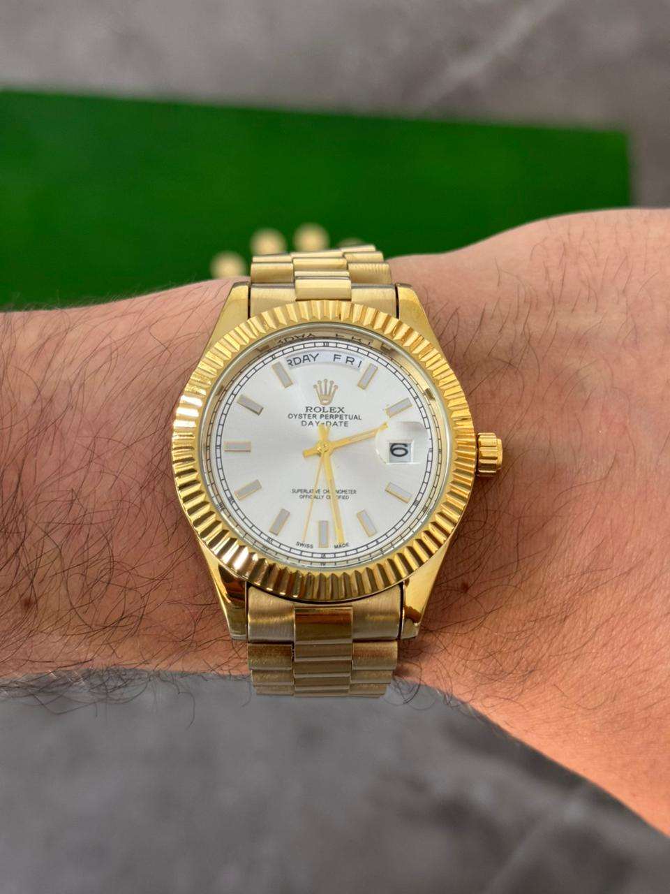 Rlx President Dorado Tablero Plateado