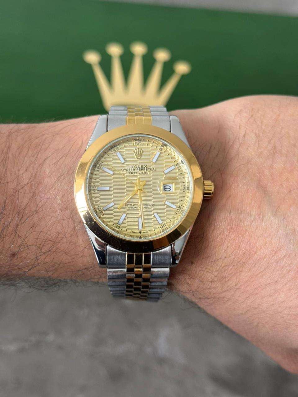 Rlx RSP Texturizado Bicolor Dorado Tablero Dorado