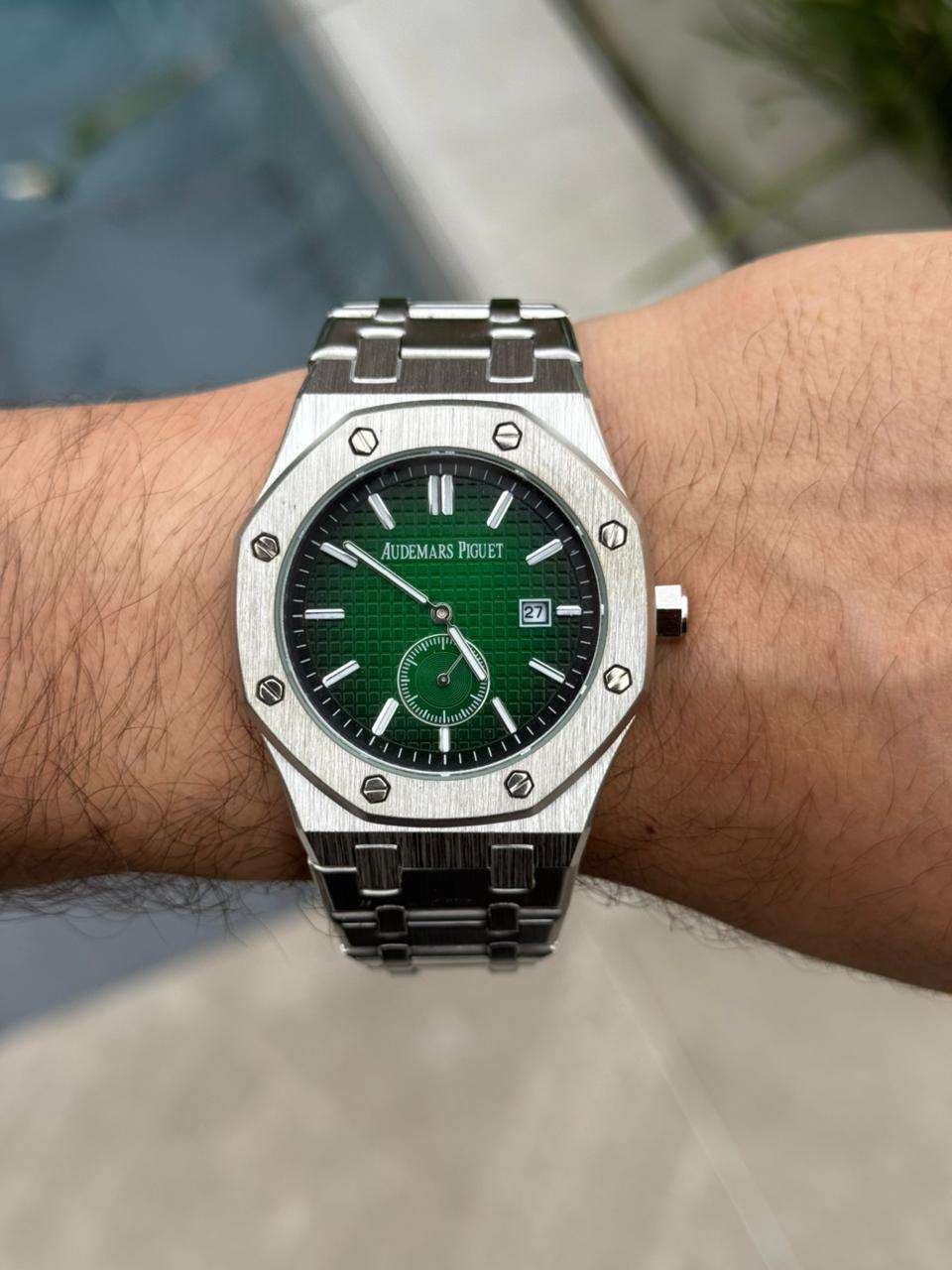 Admrs  Royale Metalico  Plateado Tablero Verde
