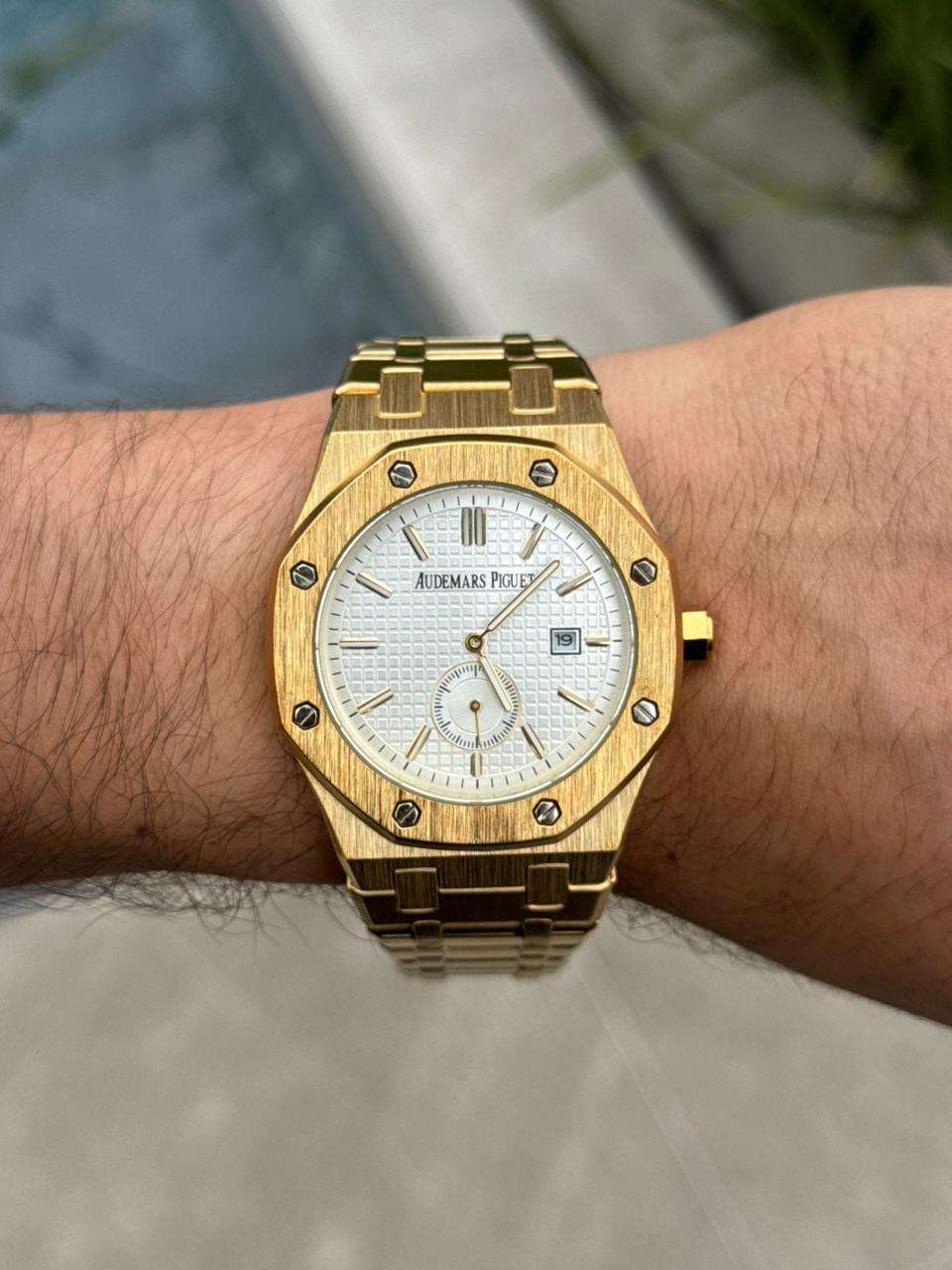 Admrs Royale Metalico Dorado Tablero Plateado